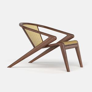 P.R. LOUNGE Chair | Natural Straw - AROUNDtheTREE